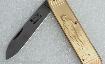 Couperier Coursolle, 1 pièce 10.5 cm sujet marin  et quai