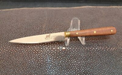 Couteau d’office 10 cm Z50CDV15 – Manche bubinga – Pleine soie – La Panthère