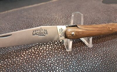Couteau Forge de Laguiole “Le Couteau d’Ici” – Chêne subfossile 5000 ans – Lame T14 – Forge de Laguiole