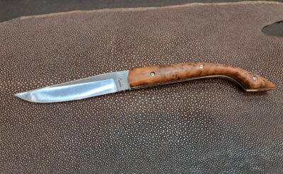 “Capulagui” – José Viale – Thuya – Acier inox 12c27 – Édition spéciale Pagès