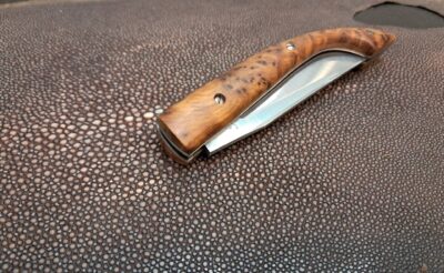 “Capulagui” – José Viale – Thuya – Acier inox 12c27 – Édition spéciale Pagès