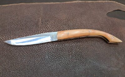 “Capulagui” – José Viale – Corne de bélier – Acier inoxydable 12c27 – Édition spéciale Pagès