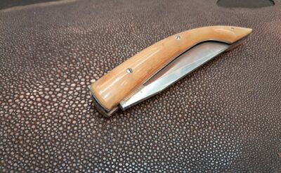 “Capulagui” – José Viale – Corne de bélier – Acier inoxydable 12c27 – Édition spéciale Pagès