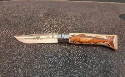 Opinel N°8 Fisherman Édition Limitée – Lame inox 8,5 cm – Sublimation